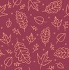 Fall Leaves Outline